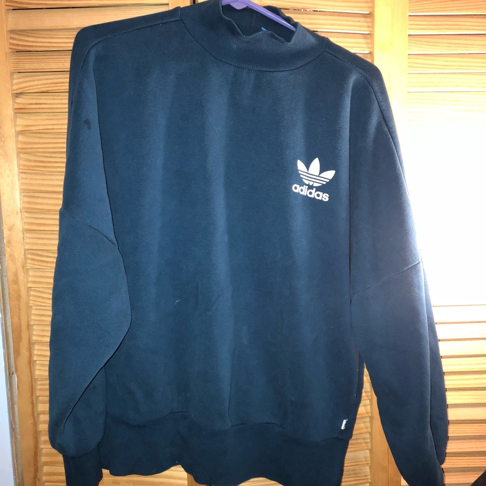Blue adidas sweater!